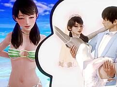 Waifu Academy Game Play With Yoko Kenu Nanali Yukiko Mari Nude Scenes Collection