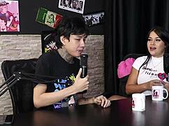 Brazilian couple debates open relationship and swingers club