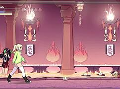 max the elf battles through level five in epic cartoon hentai adventures