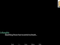 Blonde and Redhead Amateurs in Homemade Hentai Game with Big and Small Tits