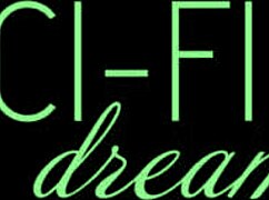 In the space station, the dickgirl android fucks the hot woman in cowgirl position