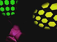 Brazilian college girl rides hard in club scene