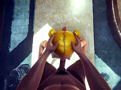 Anime Hentai Girl Bent Over for Hardcore Doggystyle!