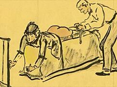 vintage drawings from old comics and cartoons