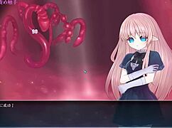 A maiden endures pleasure hell in tentacle prison, overwhelmed by sensations in this hentai tale.