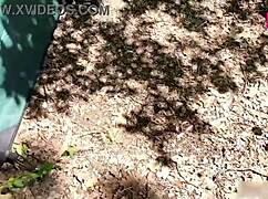 Girl spotted solo while camping