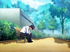 In School, Bent Over Doggystyle In Cartoon 3some Group Anime.