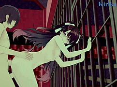 zhezhi orie and camellya tsubaki in intense hentai sex scene