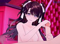 zhezhi orie and camellya tsubaki in intense hentai sex scene