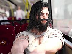 The Bum 07 features intense hentai scenes with various characters engaging in explicit acts