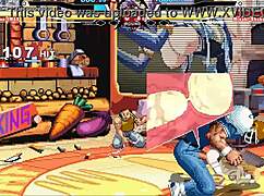 Brian battles shokuhou in hentai cumshot