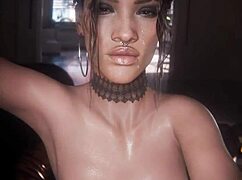 Cyberpunk panam judy and aurore threesome blowjob