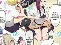 Gals gather at Imaizumi's house