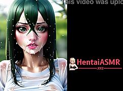 Froggy Anime Sluts in Bikinis Teasing with Subtle Masturbation Hints