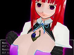 Girl B Hero Battles Monster Lord