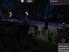 Seleka-san completes all park missions on real difficulty with nude flashing