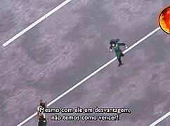 Anime Uedu Kun with Ass Spitroast and Screaming