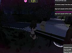 Seleka-san completes all park missions on real difficulty with nude flashing