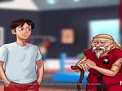 Summertime Saga episode one seventeen, glad to meet her