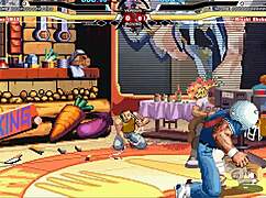 Brian battles shokuhou in hentai cumshot