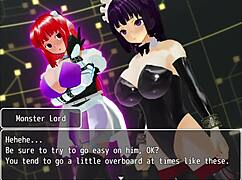 Girl B Hero Battles Monster Lord