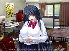 grabbing huge tits in anime bribe