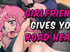 Sucking Your Cock While You Drive In Anime Roleplay