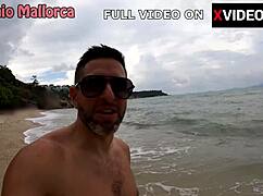 This big tits Thai bombshell gets picked up on the public beach for a blowjob