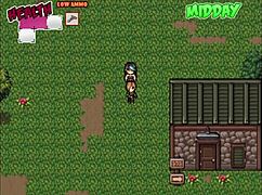 pickin up items in zombies retreat hentai game part 4