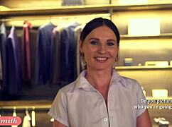 uhh, close friend jeny smith teases man in store.. so hot!