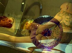 Blonde Stepmom Jacy Andrews in Taboo Bathroom Cowgirl Fucking