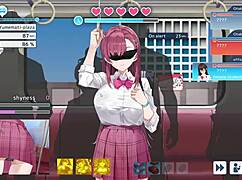 Investigator Lina In JK Uniform With Blindfold