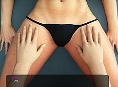 Wow, eerste aanraking van stiefmoeder’s enorme tieten in Milfy City v6e! 😍