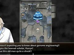 Karryn Endures Rough Threesome With Slime Monster And Thug In Prison Hentai