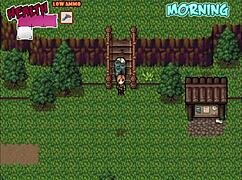 pickin up items in zombies retreat hentai game part 4