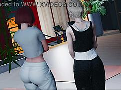 Eternum 56: Curvy Mature Teen In Cute 3D Outfit. Exploring Game World.