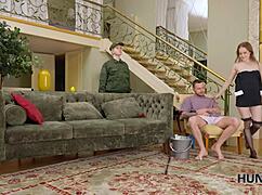 Hunt4k Ex-Military Cuckold Surrenders Her Pussy - Shocking!