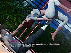 Eternum 56: Curvy Mature Teen In Cute 3D Outfit. Exploring Game World.