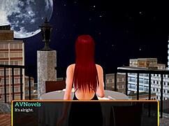 Redhead Riding Hard in Cowgirl Game