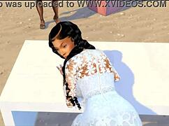 Summer Walker Shows Off Big Black Ass In Outdoor Anal