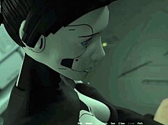 Hot Blonde Witch AI Robot Girl vs Redhead in Cumshot Passion