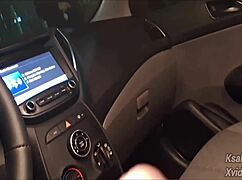 risky public handjob for hot teen on street