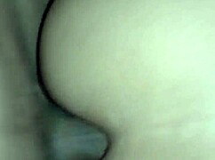 latina amateur moans during her first anal doggystyle