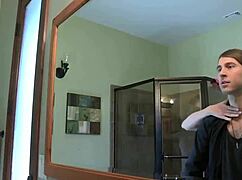 bathroom fucking quickie orgasm