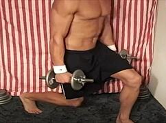 18 Yr Old Reese Rideout Working Out Hard!