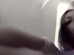 sexy asian brunette shares strapons and sex toys during lesbian fun