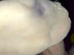 Homemade Footjob With Sheer Nylons