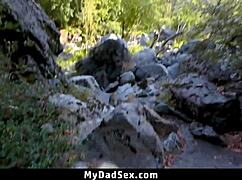 Horny hiking adventure with my caring stepdad on MyDadSex platform