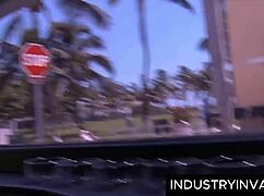 roxy love enjoys oral in the back of the limo