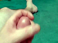 Watch me cum hard with this monster cock toy in POV.